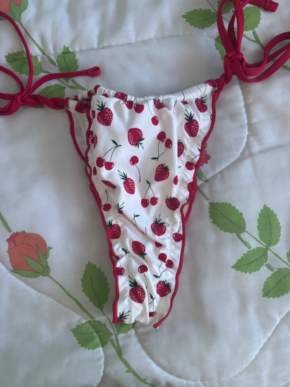Frankie’s Bikini Bottoms Cherries and Strawberries